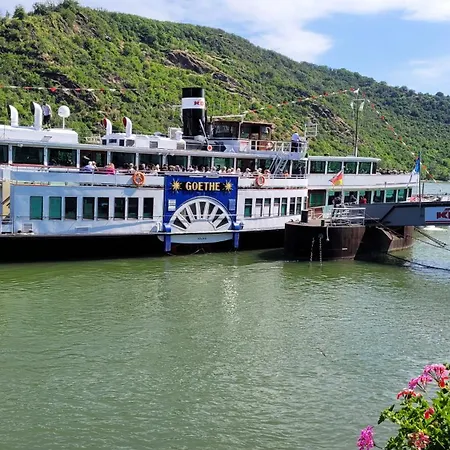 Urlaub Am Rhein, Mit Garten شقة *